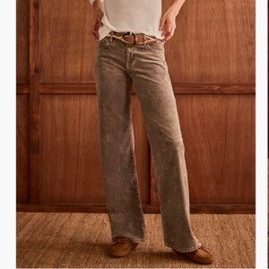 CAbi Brown Flare Women's Jeans (London cord)